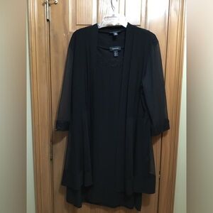 Black two piece R&M cocktail! Like new